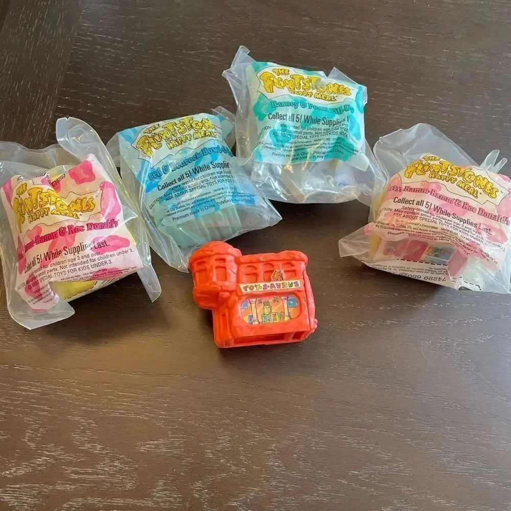 Vintage Flintstone McDonald’sToys Sealed